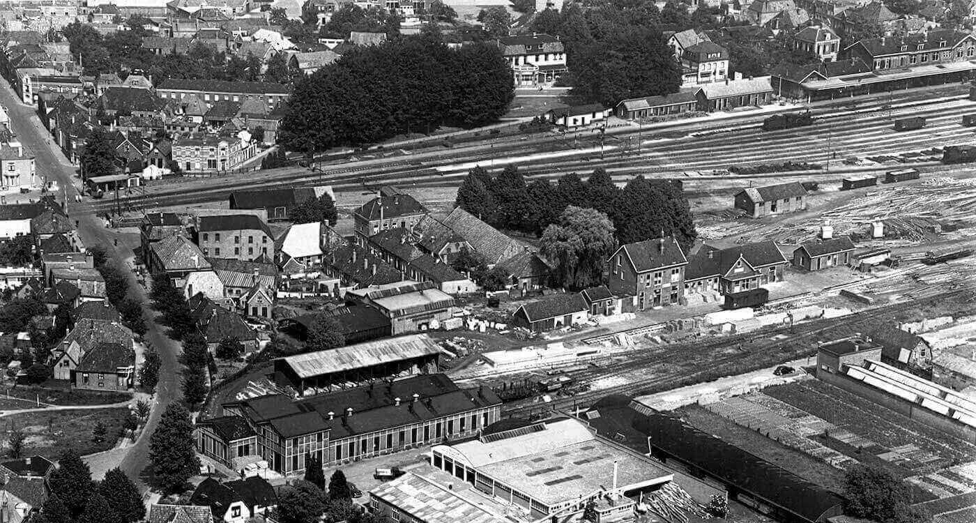 Luchtfoto Winterswijk 1948 (Museum Transit Oost Winterswijk)